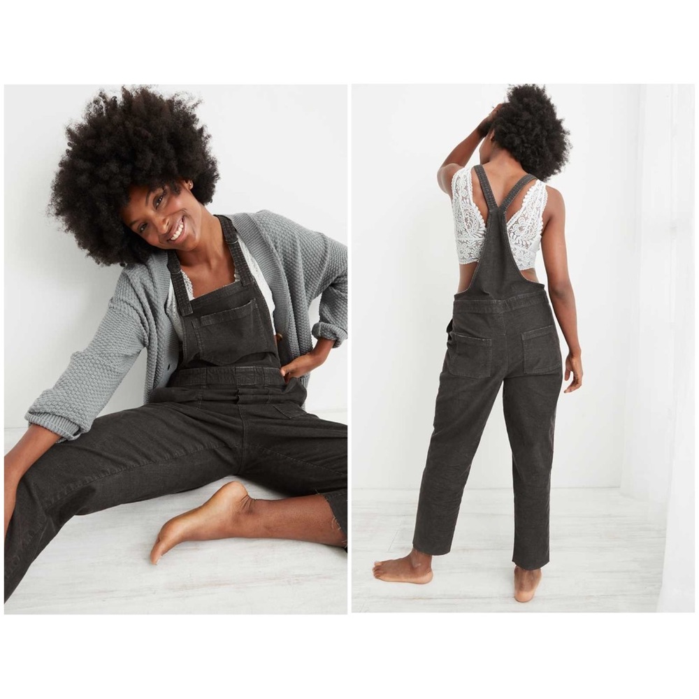 Aerie Werk & Play Corduroy Overalls